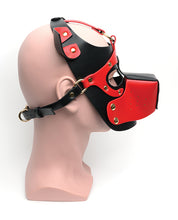 Load image into Gallery viewer, Bondage Pup Hood- Red
