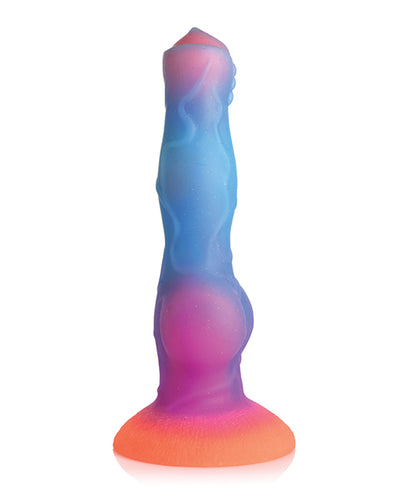 Kinkies Playhouse Creature Cocks Space Cock Silicone Alien Dildo - Glow in the Dark Front View