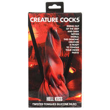 Load image into Gallery viewer, Creature Cocks Hell Kiss Twisted Tongues Silicone Dildo
