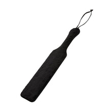 Load image into Gallery viewer, Leather Paddle w/Black Fur
