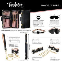 Load image into Gallery viewer, Temptasia Safe Word Bondage Kit With Black Suitcase
